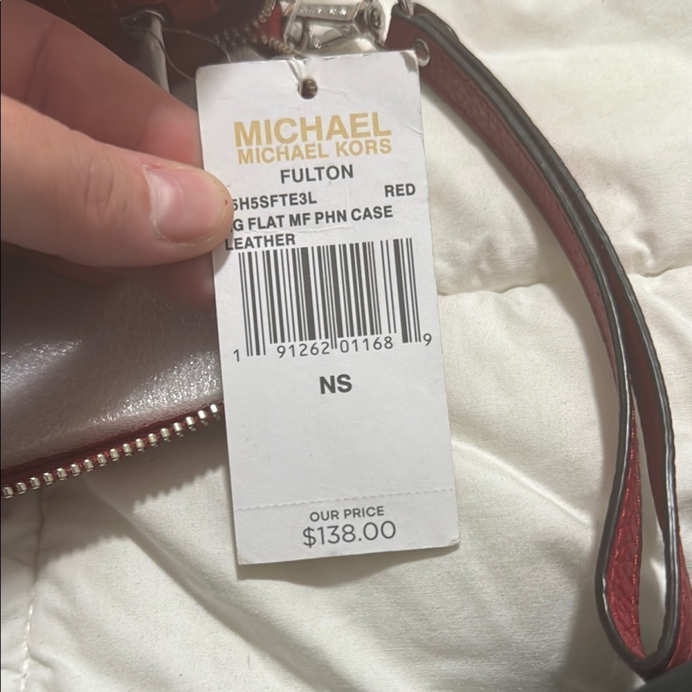 Michael Kors Red Leather Wallet - Picture 5 of 7